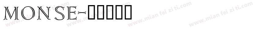 Monse字体转换