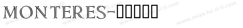 MontereS字体转换