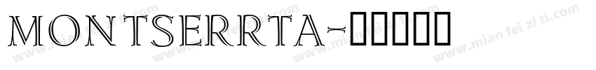 Montserrta字体转换