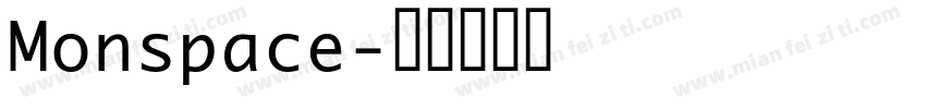 Monspace字体转换