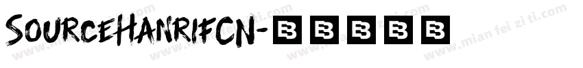 SourceHanrifCN字体转换