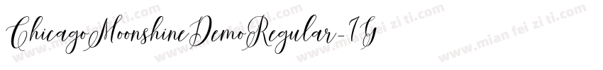 ChicagoMoonshineDemoRegular-7GZB字体转换