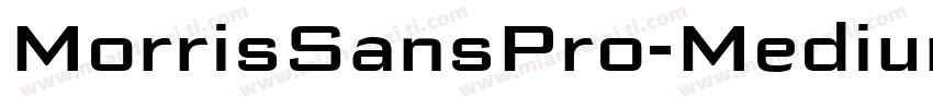 MorrisSansPro-Medium字体转换