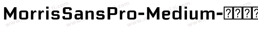 MorrisSansPro-Medium字体转换