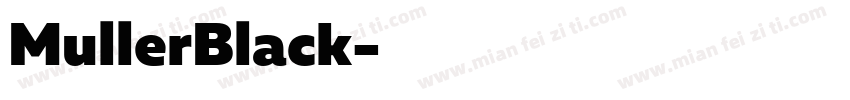MullerBlack字体转换