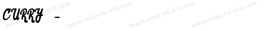 CURRY免费字字体转换