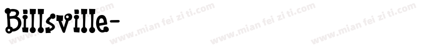 Billsville字体转换