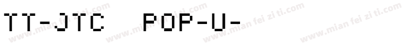 TT-JTCナミキPOP-U字体转换