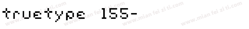 truetype字体155字体转换