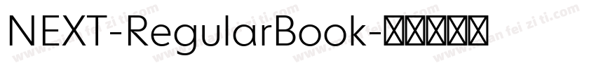 NEXT-RegularBook字体转换