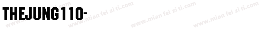 THEJung110字体转换