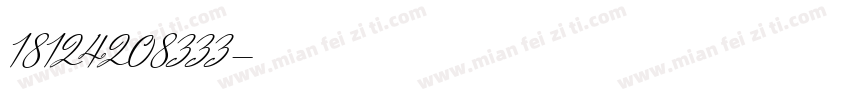 18124208333字体转换
