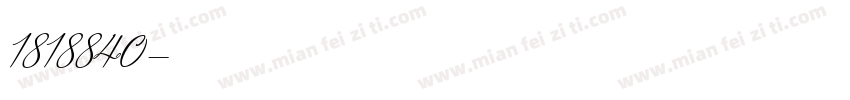 1818840字体转换