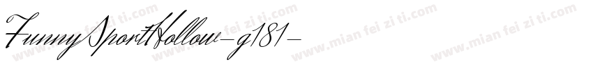 FunnySportHollow-g181字体转换