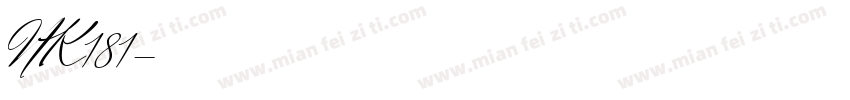NK181字体转换