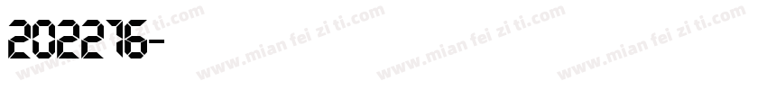 202216字体转换