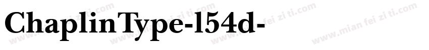ChaplinType-l54d字体转换