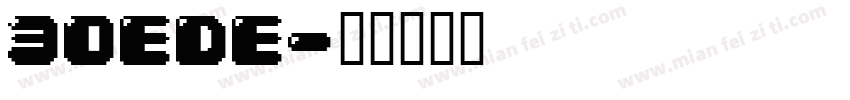30EDE字体转换