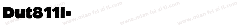 Dut811i字体转换