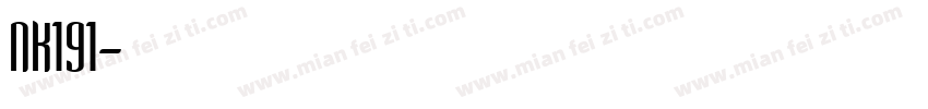 NK191字体转换