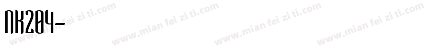 NK204字体转换