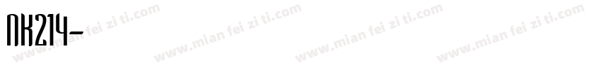 NK214字体转换