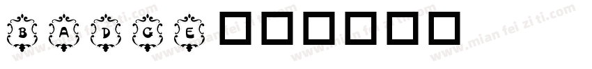 badge字体转换
