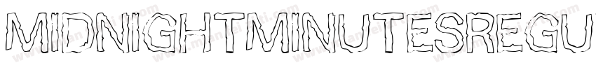 MidnightMinutesRegular字体转换