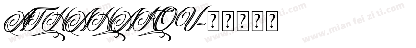ATHAHANOV字体转换