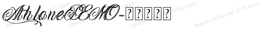 AthloneDEMO字体转换