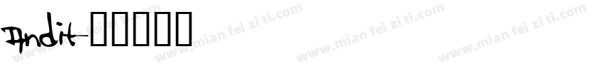 Andit字体转换