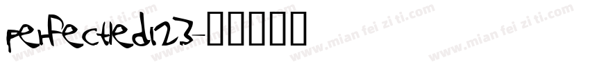 PerfectLed123字体转换