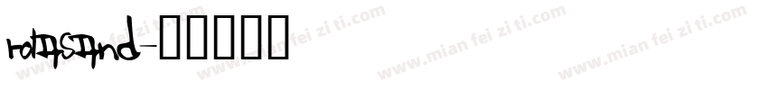 Rolasand字体转换