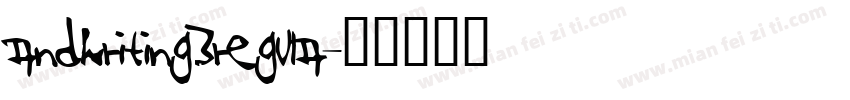andwriting3regula字体转换