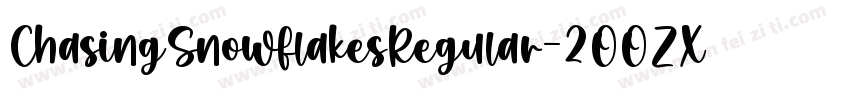 ChasingSnowflakesRegular-2OOZX字体转换