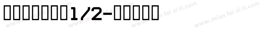 登出基護實習：1/2字体转换