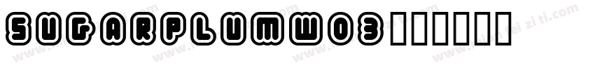 SugarplumW03字体转换
