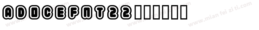 adocefnt22字体转换