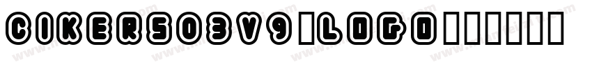 cikers03v9-logo字体转换