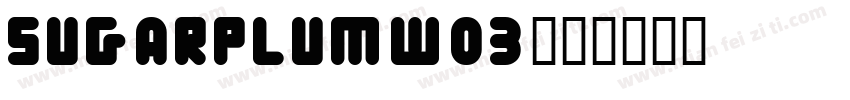 SugarplumW03字体转换