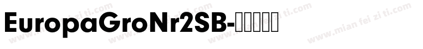 EuropaGroNr2SB字体转换