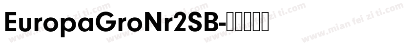 EuropaGroNr2SB字体转换