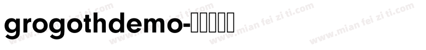 grogothdemo字体转换