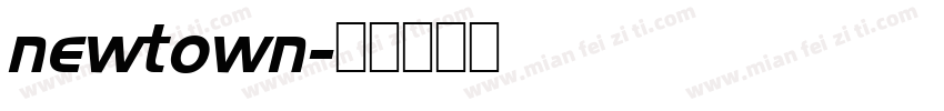 newtown字体转换