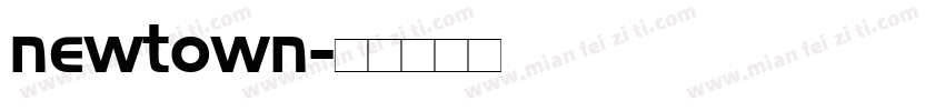 newtown字体转换