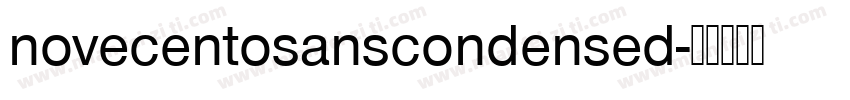 novecentosanscondensed字体转换