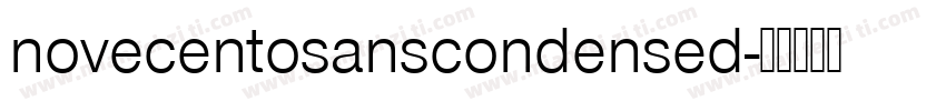 novecentosanscondensed字体转换