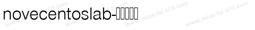 novecentoslab字体转换