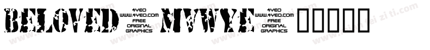 Beloved-MVWYe字体转换