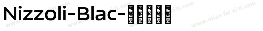 Nizzoli-Blac字体转换